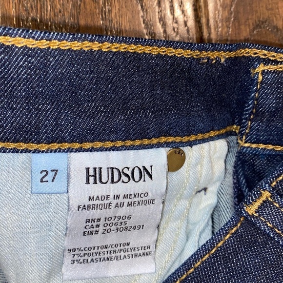 HUDSON jeans size 27 dark wash - Picture 2 of 9